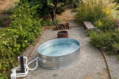 Piscina & Hot Tub Oasis Dual: Tu Spa Todo el Año (Sistema a Leña)