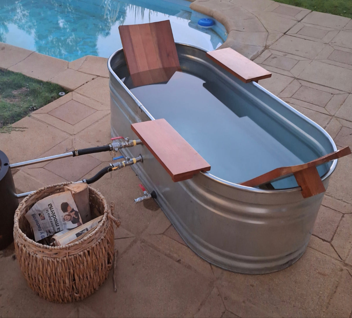 Hot tub STEEL POOL (gas)